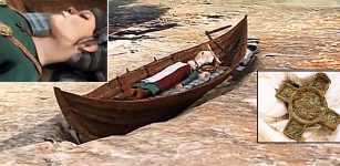 Unusual Viking boat graves unearthed in central Norway. Credit: NTNU