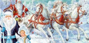 Snegurochka is a snow maiden from a traditional Russian fairy tale