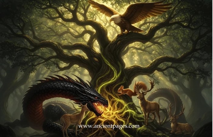 Magical And Malicious Creatures That Prey Upon Yggdrasil In Norse Beliefs