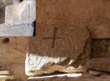 Jesus’s cross in Balatlar Church.