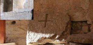 Jesus’s cross in Balatlar Church.