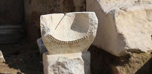2,000-year-old sundial. Image credit: Sebahatdin Zeyrek / AA