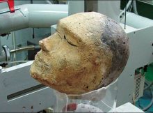 Mystery of unique 2,100-year-old human clay head - with a ram’s skull inside