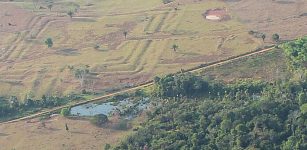 Martti Pärssinen’s aerial view of a main research site called Tequinho.