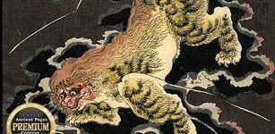 Nue – Shape-Shifting Evil Yokai Transforming Into A Black Cloud In Japanese Folklore