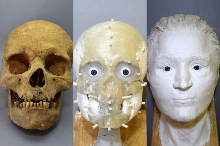 Face Of Man Who Lived In The Lost Medieval Village Of Dzwonowo Reconstructed Using 3D Printing Technology