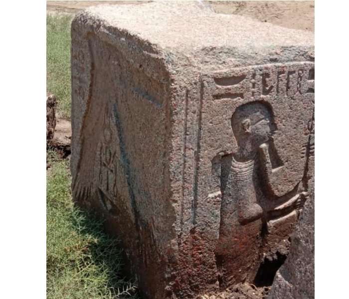 Discoveries in Mit-Rahina, Egypt