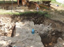 Archaeological excavation in Nová Baňa