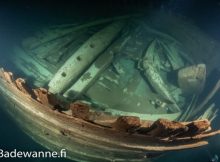 The wreck reveals many of the characteristics of the fluit.Badewanne.fi