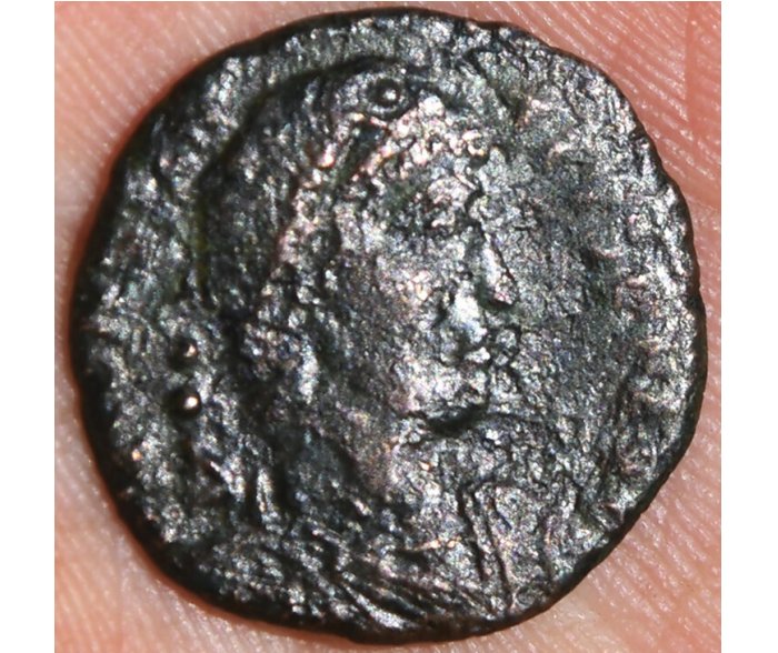 A coin from the 4th century. Image credit: TASR