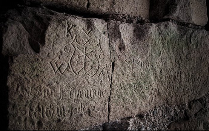 A unique inscription from the second half of the 16th century found in Cēsis Castle, in central Latvia 