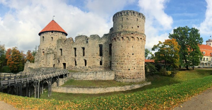 Cēsis Castle was the Marienburg of the Livonian Branch of the Teutonic Order