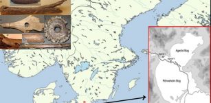 Map of Scandinavia zoomed in on the area of the Ageröd I site