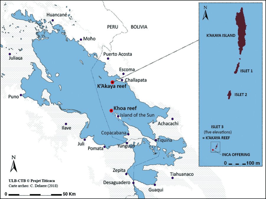 1 / 1Map of Lake Titicaca showing islands. Credit: José Capriles, Penn State and Christophe Delaere, Université libre de Bruxelles