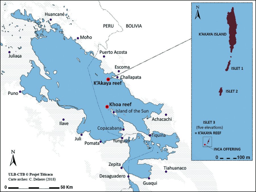 1 / 1Map of Lake Titicaca showing islands. Credit: José Capriles, Penn State and Christophe Delaere, Université libre de Bruxelles
