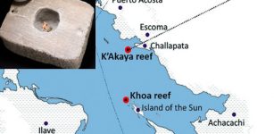 Map of Lake Titicaca showing islands. Credit: José Capriles, Penn State and Christophe Delaere, Université libre de Bruxelles