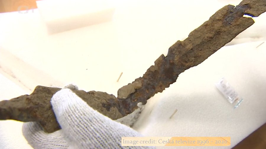 Rare Celtic sword discovered by archaeologists in East Bohemia
