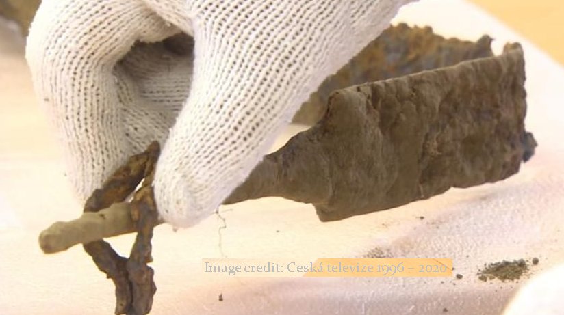 Rare Celtic sword discovered by archaeologists in East Bohemia