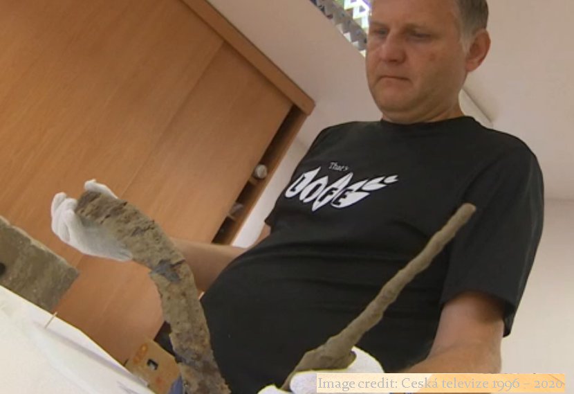 Rare Celtic sword discovered by archaeologists in East Bohemia