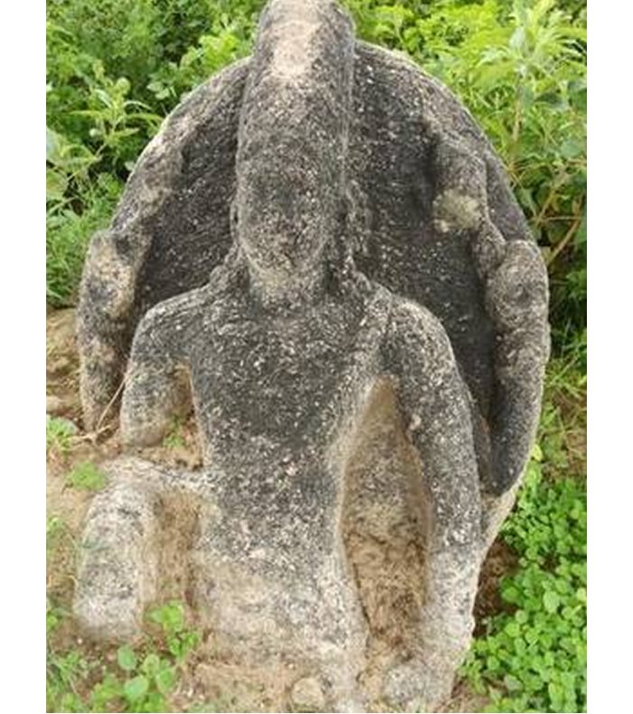 A sculpture of Lord Vishnu dated to the 8th century belongs to the Pandya period