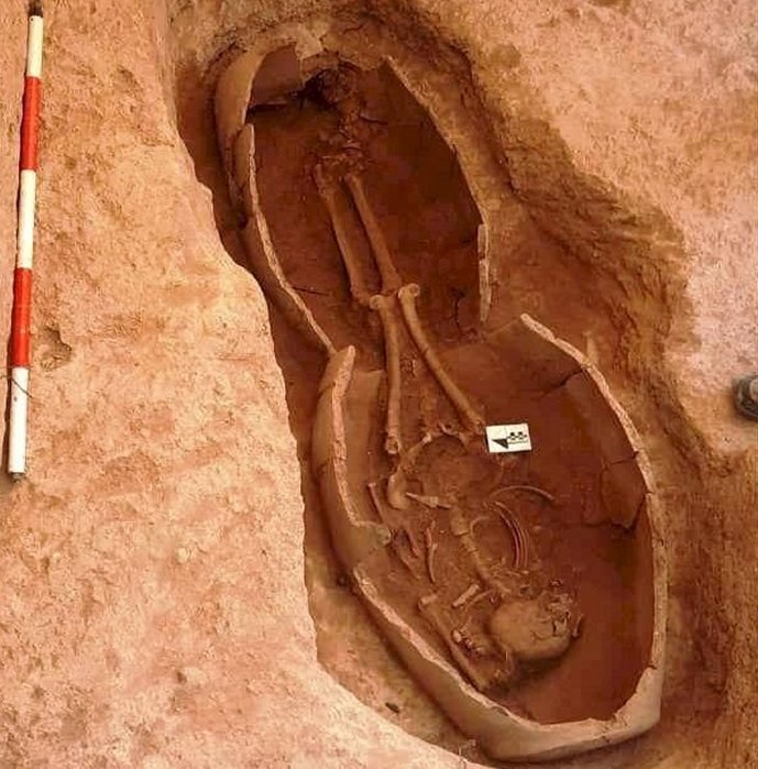 Parthian grave unearthed in Iran's Kurdistand in Iran’s Kurdistan