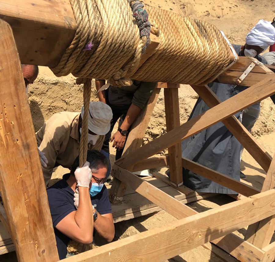 13 coffins unearthed in Saqqara