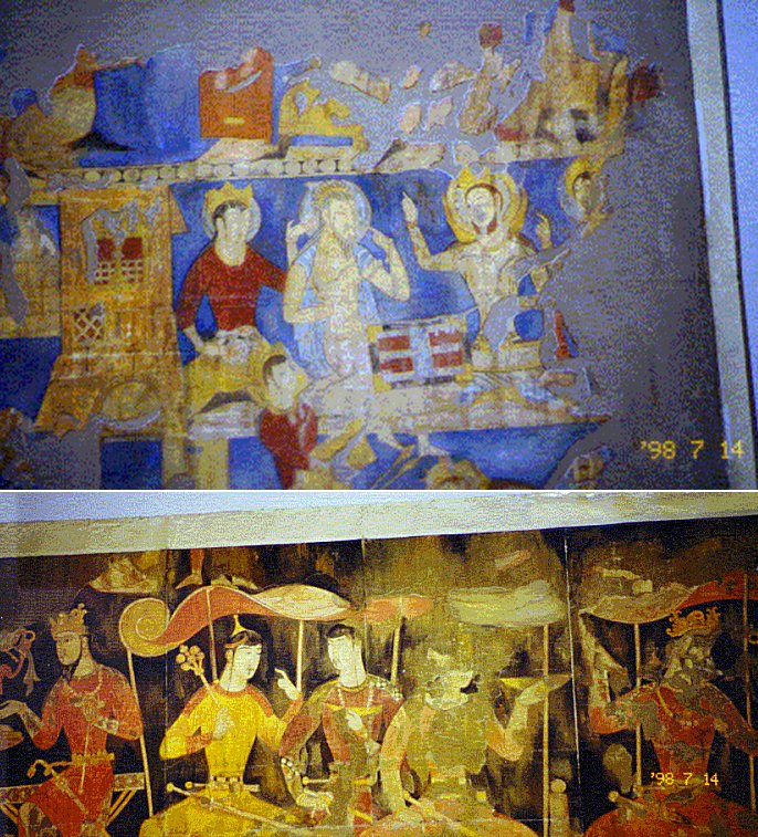 Ancient Sogdian frescoes