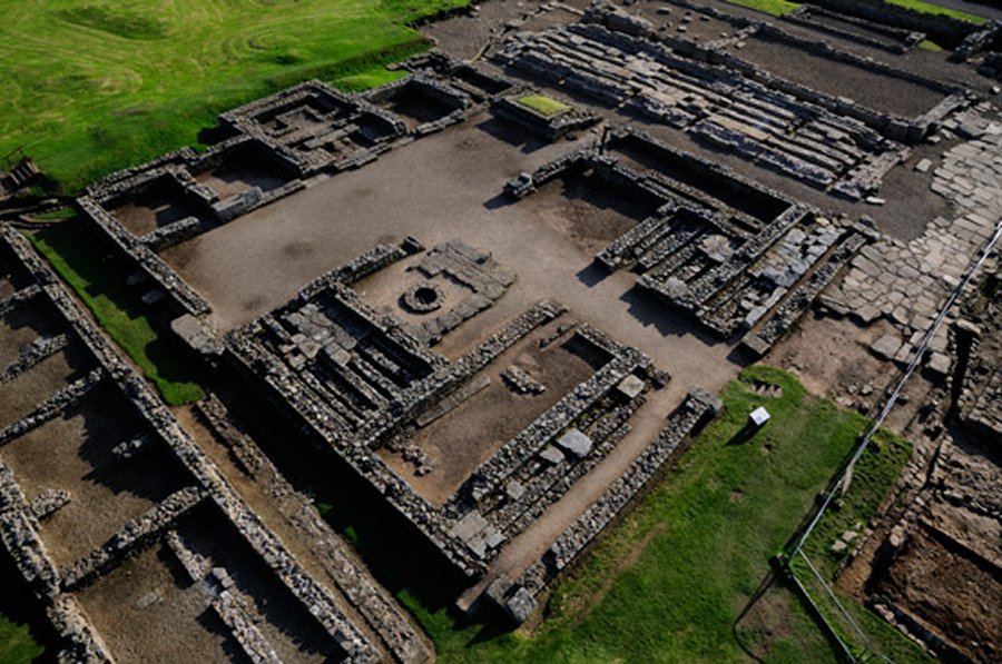 The fort was originally constructed in turf and timber before Hadrian's Wall was built around 122 AD, and was repaired and rebuilt several times. Credits: Vindolanda Charitable Trust