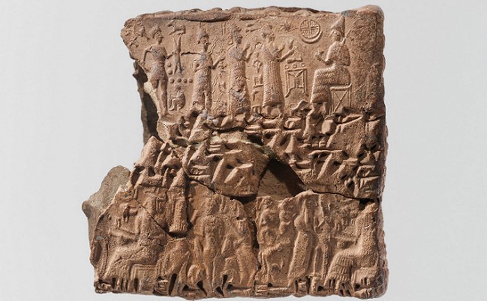 Cuneiform tablet case impressed with four cylinder seals in Anatolian and Old Assyrian style, for cuneiform tablet 66.245.16a: quittance for a loan in silver ca. 20th–19th century B.C.