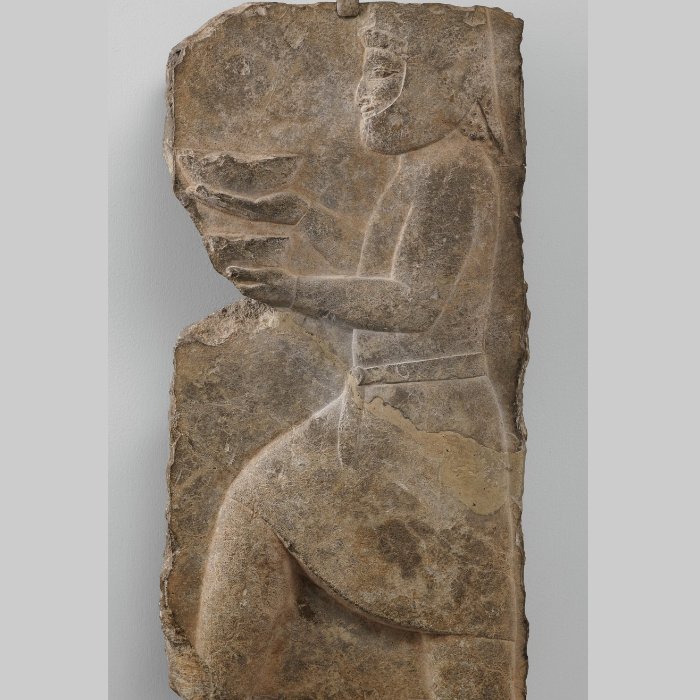 Persian, Achaemenid, Persepolis, Iran, 486–465 B.C., Cupbearer, relief from the Palace of Xerxes I.