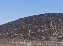 Giant 2,000-Year-Old Cat Geoglyph Discovered At Nazca