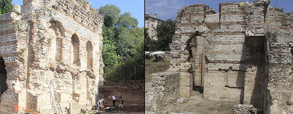 Ruins of the ancient church in Sinop, Turkey