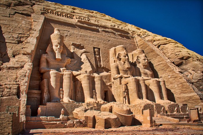 Magnificent Solar Alignment Phenomenon In Abu Simbel - The Sun Illuminates The Face Of Pharaoh Ramses II