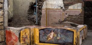 Remarkably Well-Preserved Thermopolium With Frescoes, Food, And Jars Discovered In Pompeii