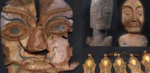 Golden And Silver Facial Ornaments, Wooden Figurines Among The Finds In Tomb Of Tibetan Plateau