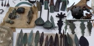 Serbian Customs seized an archaeological collection that they illegally tried to import into the country under the guise of a cargo of Parquet from Ukraine.