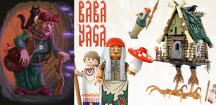 Baba Yaga Lego Created By Russian Artist - Classic Slavic Mythological Figures Are 'Alive'