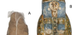 Mummified individual and coffin (the Nicholson Collection of the Chau Chak Wing Museum (Sowada et al/PLOS One)
