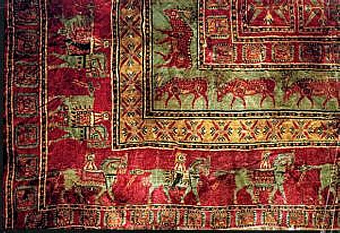 Pazyryk Rug - fragment