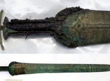 A 1.3 kg Heavy Bronze Sword Unearthed On Funen Island, Denmark