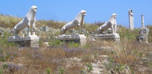 Mystery Of The Marble Lions On The Sacred Island Of Delos Solved?