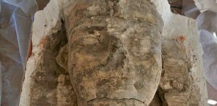Giant Blocks For Sphinx-Shaped King Amenhotep III Colossi Uncovered In Luxor, Egypt