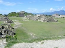 The Main Plaza at the center of Monte Albán. Credit: Linda Nicholas, Field Museum