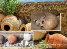 Small objects unearthed in archaeological diggings