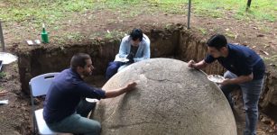 Six Ancient Giant Stone Spheres Recovered From The Diquís Delta, Costa Rica