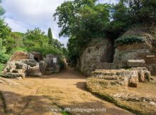 Etruscan City Of Cerveteri With Magnificent House-Like Tombs Decorated With Scenes From Life And Death