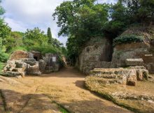 Etruscan City Of Cerveteri With Magnificent House-Like Tombs Decorated With Scenes From Life And Death