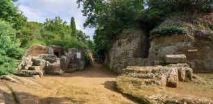 Etruscan City Of Cerveteri With Magnificent House-Like Tombs Decorated With Scenes From Life And Death