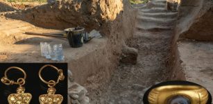 Magnificent Etruscan Underground Burial With Beautiful Artifacts Discovered In Aleria-Lamajone, France