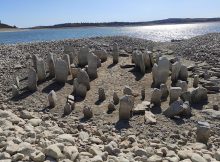 Huge Megalithic 7,000-Year-Old Site Dolmen Of Guadalperal Emerges From Dry Lake In Spain